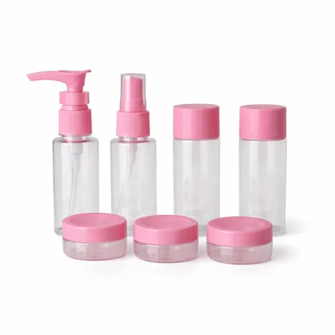 8 Piece Travel Cosmetic Container Set