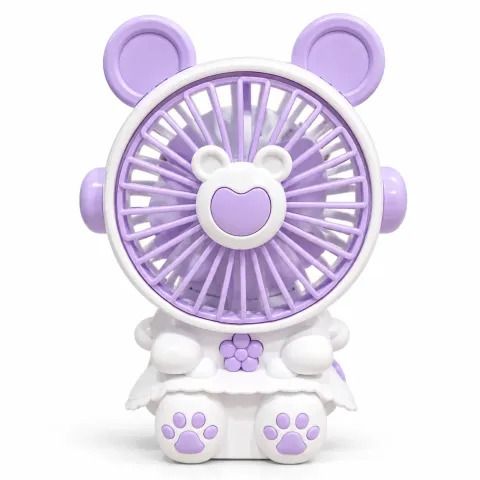 Cute Purple Portable Mini Fan