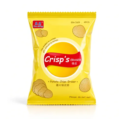 Potato Chips Shape Eraser Set
